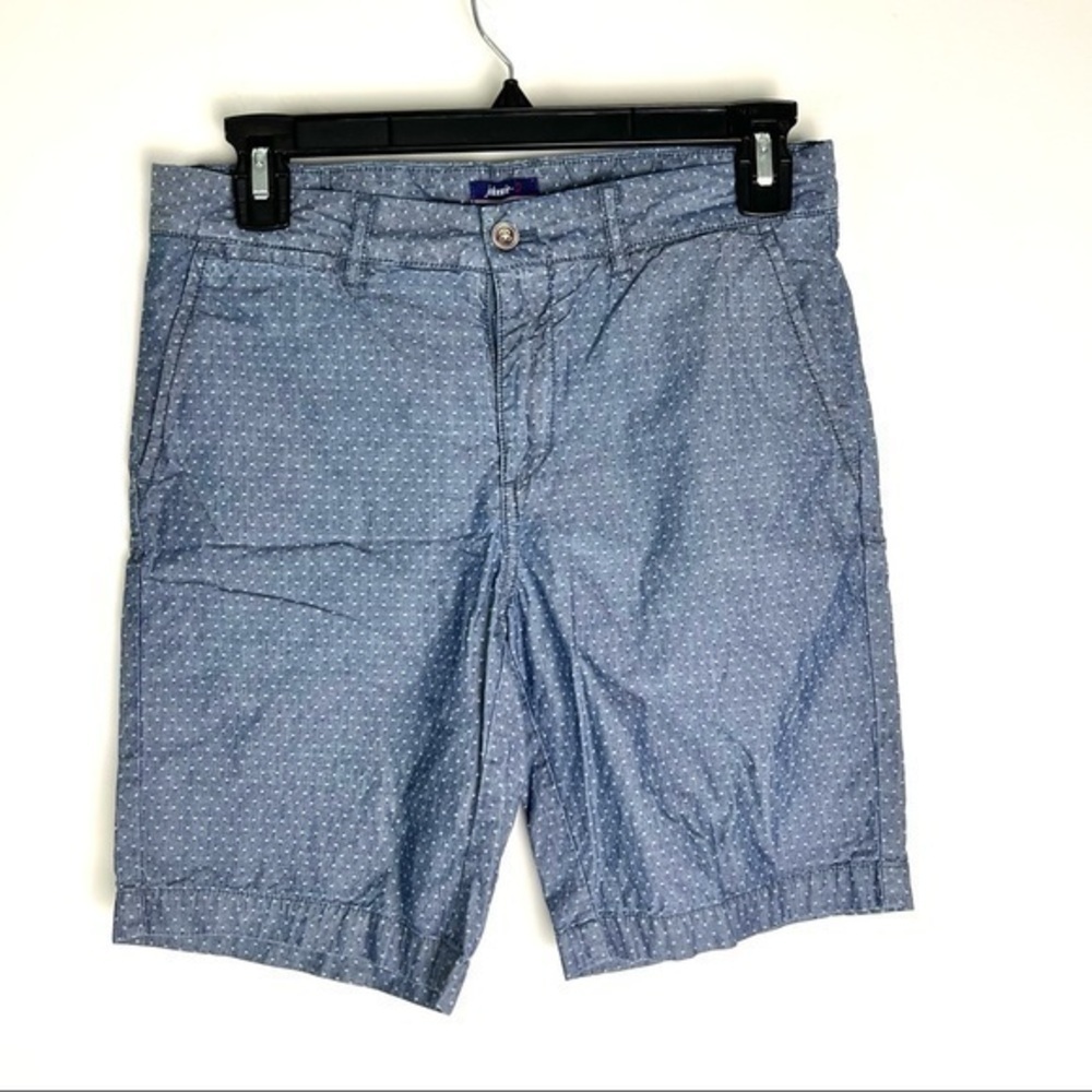 Johnnie-O boys blue cotton chino shorts size 12